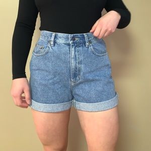Vintage Liz Wear High Rise Denim Mom Shorts
